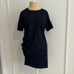 Sundry Navy Short Sleeve Dress, size elastic, Anthropologie, S, NWT